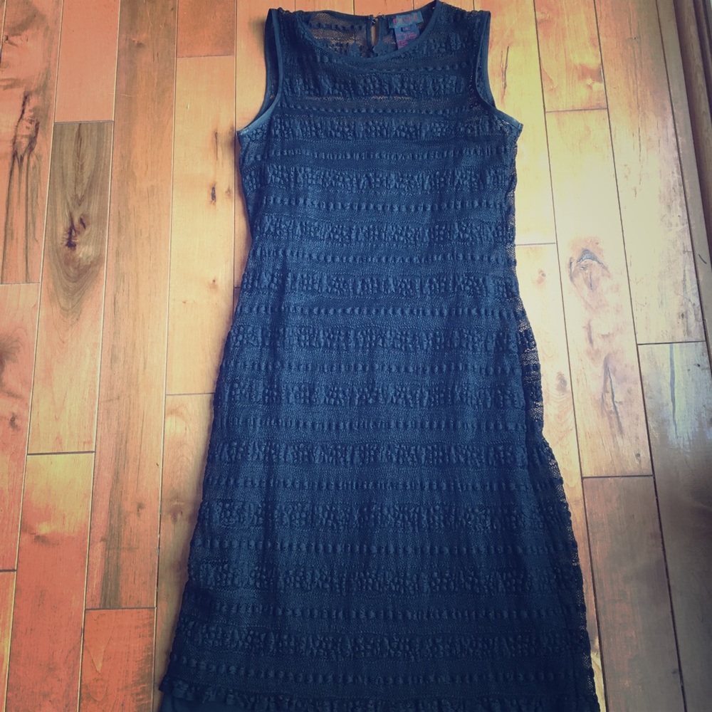 Ralph Lauren black lace dress